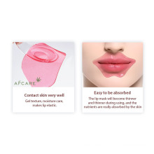 Máscara labial orgânica Cherry Sleeping para cuidado labial, hidratante hidratante, nutritivo, esfoliante e linhas labiais clareadoras